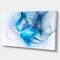 Designart - Blue Nebula Star - Abstract Canvas art print